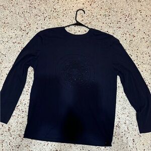 Versace 1969 large long sleeve navy men’s shirt